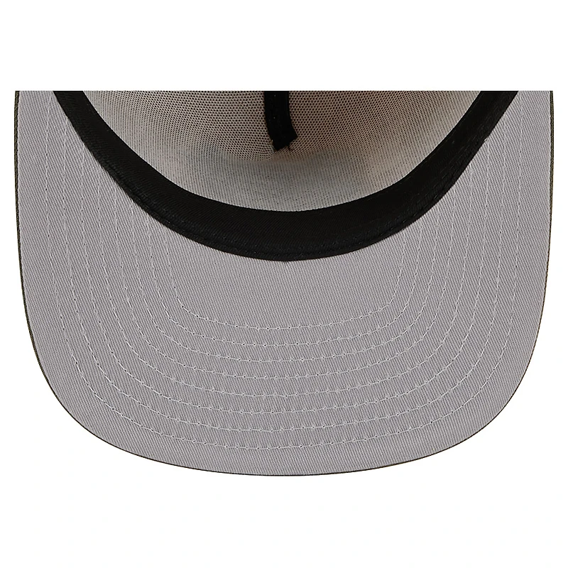 Men's New Era Tan/Olive Anaheim Ducks Color Pack Two-Tone 59FIFTY A-Frame Fitted Hat