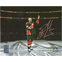 Photographie autographiée de 8" x 10" de Ryan Getzlaf des Ducks d'Anaheim lors du dernier match de la LNH