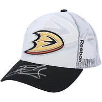 Casquette Reebok blanche dédicacée par Ryan Getzlaf des Anaheim Ducks