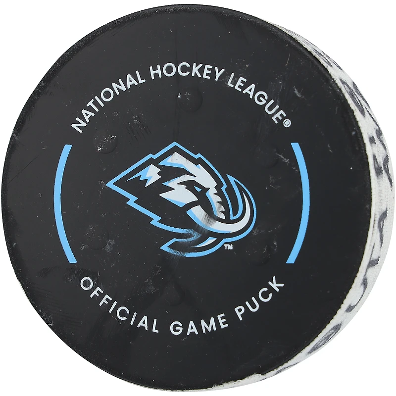 Ryan Poehling Anaheim Ducks Game-Used Goal Puck from March 20, 2026 vs. Utah Mammoth