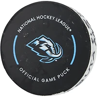 Ryan Poehling Anaheim Ducks Game-Used Goal Puck from March 20, 2026 vs. Utah Mammoth