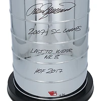 Réplique de la Coupe Stanley de 50 cm (2 pi) autographiée par Teemu Selanne des Ducks d'Anaheim, avec inscriptions multiples - Édition limitée à 5 exemplaires