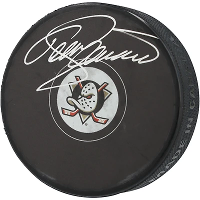 Teemu Selanne Anaheim Ducks Autographed Hockey Puck