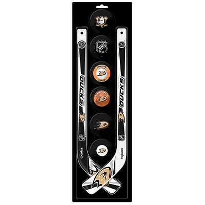 The Sports Vault Anaheim Ducks Mini bâton de hockey et rondelle en mousse huit pièces