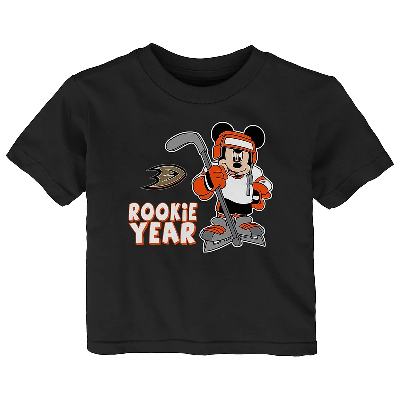 Ensemble t-shirt et short Disney Rookie Year des Ducks d'Anaheim pour tout-petit