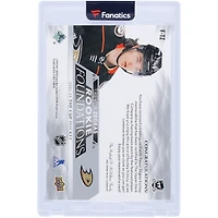 Trevor Zegras Anaheim Ducks 2021-22 Upper Deck The Cup Foundations Quad Relic #F-TZ #67/99 Rookie Card
