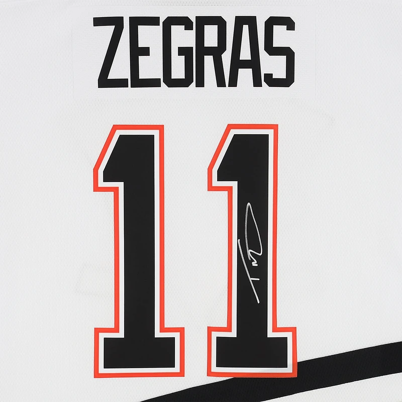 Maillot authentique dédicacé par Trevor Zegras des Anaheim Ducks, édition spéciale 2.0 Breakaway 2022-23