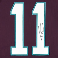 Maillot authentique adidas violet autographié par Trevor Zegras des Anaheim Ducks