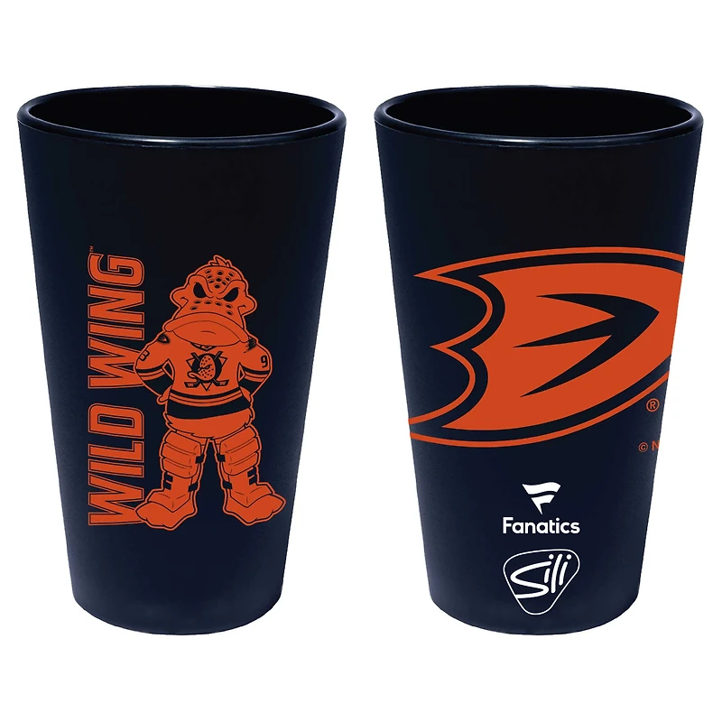 WinCraft Anaheim Ducks 16oz. Logo Silicone Pint Glass