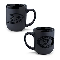 WinCraft Anaheim Ducks 17oz. Black Tonal Ceramic Mug