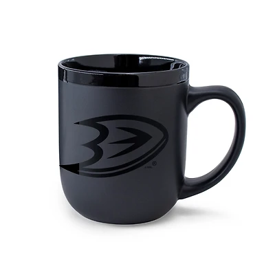WinCraft Anaheim Ducks 17oz. Black Tonal Ceramic Mug