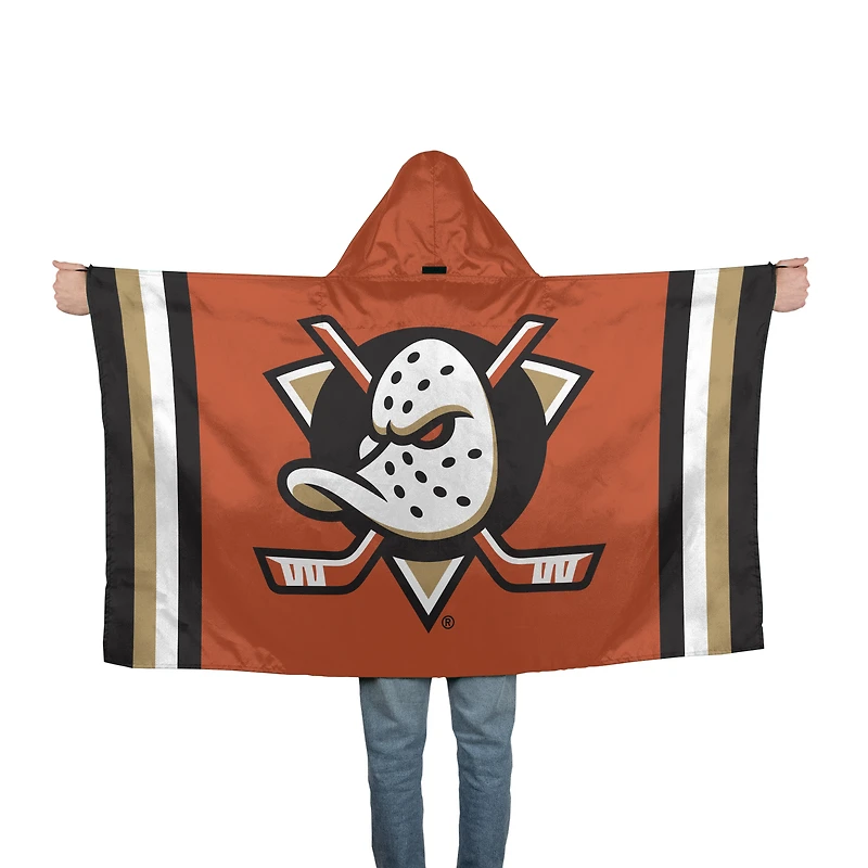 Drapeau à capuche WinCraft Anaheim Ducks 3' x 5'