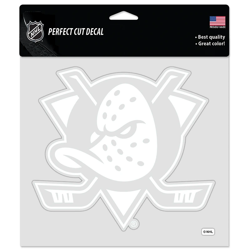 Autocollant WinCraft Anaheim Ducks 8" x 8" Perfect Cut