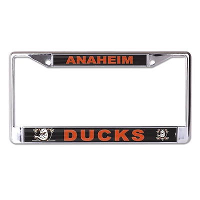 Cadre de plaque d'immatriculation en métal découpé au laser WinCraft Anaheim Ducks
