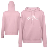 Women's Levelwear  Light Pink Anaheim Ducks Mother's Day Adorn Pullover Hoodie