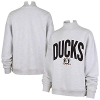 Women's '47  Heather Gray Anaheim Ducks Subtle Muse Sweatshirt