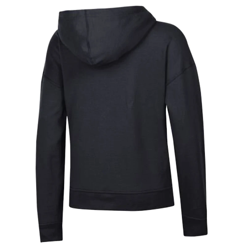 Women's Champion  Black Anaheim Ducks Arched Pill Box Hoodie
