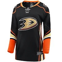 Women's Fanatics Black Anaheim Ducks Home Breakaway Jersey