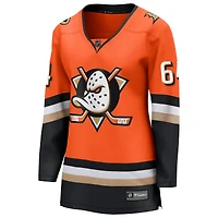 Women's Fanatics Mikael Granlund Orange Anaheim Ducks Home Breakaway Jersey