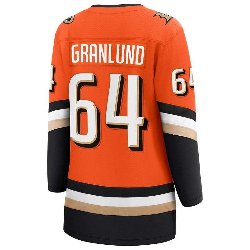 Women's Fanatics Mikael Granlund Orange Anaheim Ducks Home Breakaway Jersey