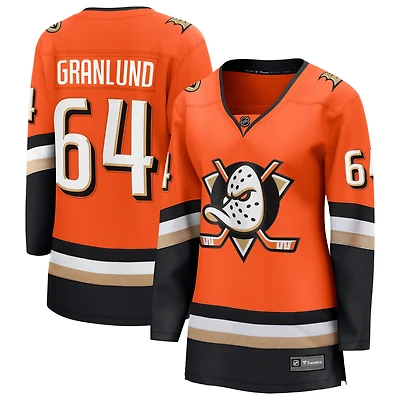 Women's Fanatics Mikael Granlund Orange Anaheim Ducks Home Breakaway Jersey