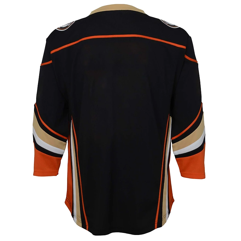 Maillot noir réplique domicile des Ducks d'Anaheim pour jeunes