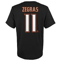 Youth Trevor Zegras Black Anaheim Ducks Player Name & Number T-Shirt