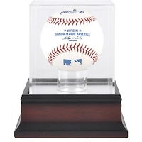 Vitrine de Baseball Antique en Acajou