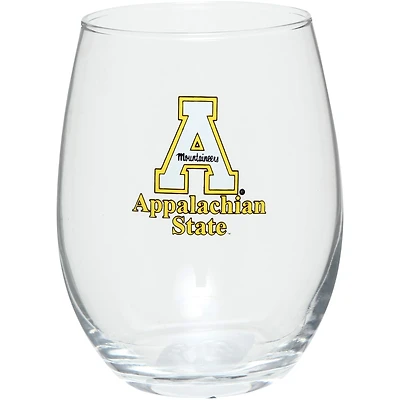 Alpinistes de l'État des Appalaches 15 oz. Verre à vin sans pied