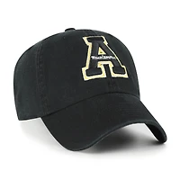 Casquette ajustable noire « 47 » pour homme, modèle Clean Up des Appalachian State Mountaineers