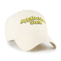 Men's '47 Cream Appalachian State Mountaineers Clean Up Adjustable Hat