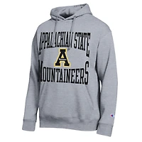 Sweat à capuche Champion Heather Gray de l'équipe des Mountaineers l'État Appalaches, pour hommes