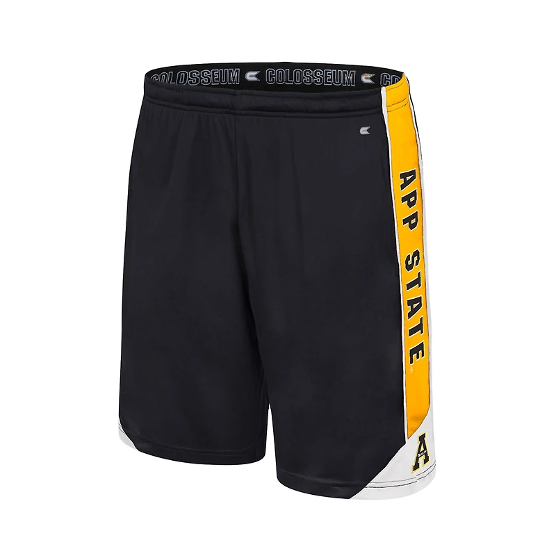 Colosseum Black Appalachian State Mountaineers Haller Short pour homme
