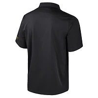 Men's Colosseum Black Appalachian State Mountaineers Strike Bowling Button-Up Shirt