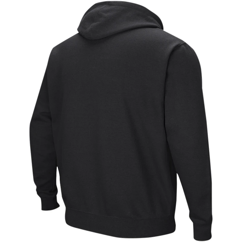 Men's Colosseum Black Appalachian State Mountaineers Sunrise Pullover Hoodie