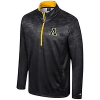 Colosseum Black Appalachian State Mountaineers The Machine Veste à demi-zip pour homme