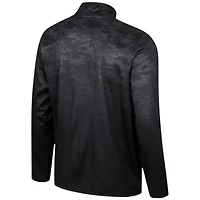Men's Colosseum  Black Appalachian State Mountaineers The Machine Half-Zip Jacket