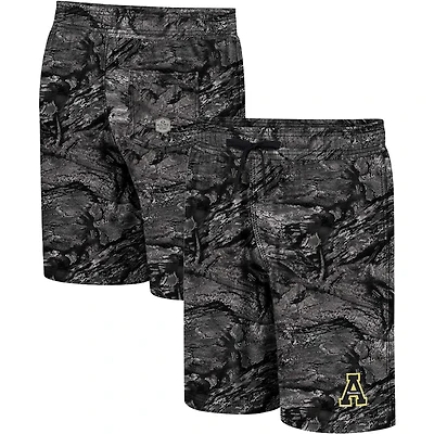Colosseum Charcoal Appalachian State Mountaineers Realtree Aspect Ohana Short de bain pour homme