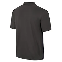 Men's Colosseum Charcoal Appalachian State Mountaineers Two Yutes Polo