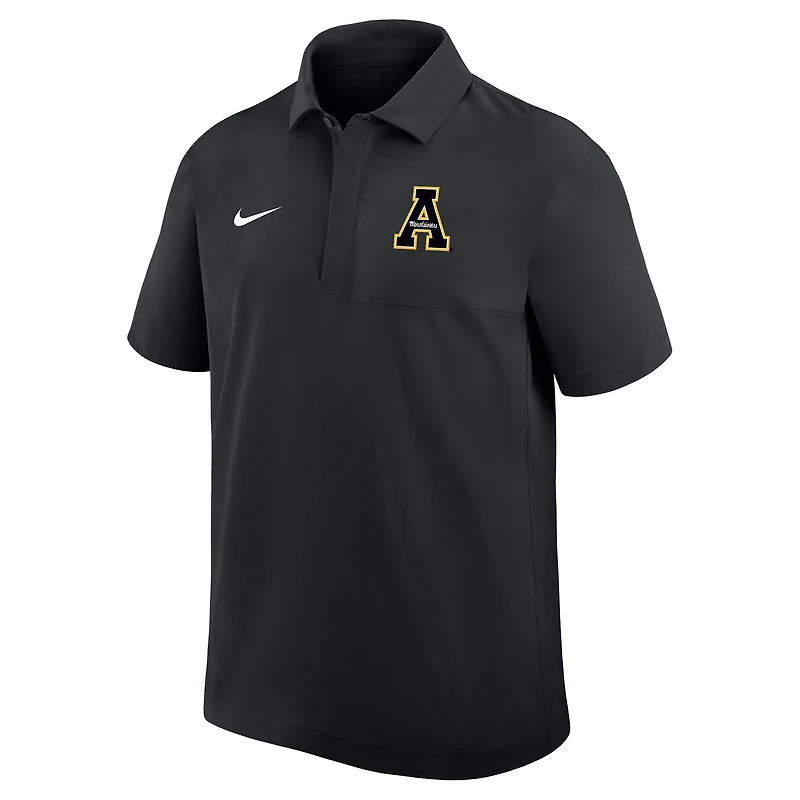 Men's Nike Black Appalachian State Mountaineers 2025 Sideline Polo