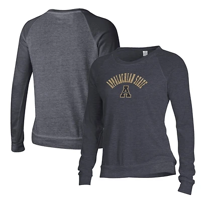 Sweat-shirt ample noir pour femme, vêtements alternatifs, des Appalachian State Mountaineers