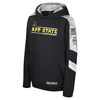 Youth Colosseum Black Appalachian State Mountaineers OHT Military Appreciation Cyclone Digital Camo Pullover Hoodie