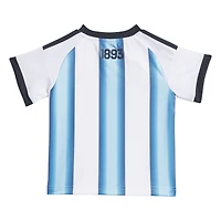 Infant adidas White Argentina National Team FIFA x World Cup 2026  Replica Mini Kit