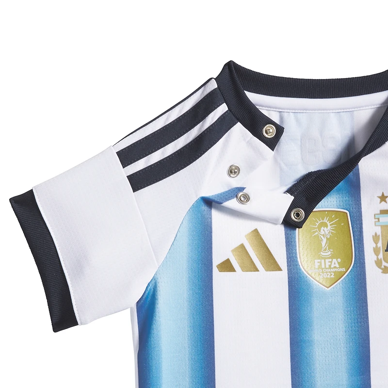 Infant adidas White Argentina National Team FIFA x World Cup 2026  Replica Mini Kit