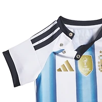 Infant adidas White Argentina National Team FIFA x World Cup 2026  Replica Mini Kit
