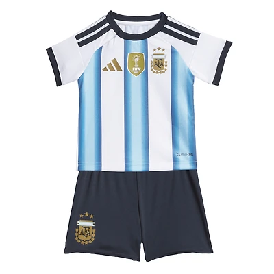 Infant adidas White Argentina National Team FIFA x World Cup 2026  Replica Mini Kit