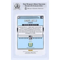 Lionel Messi Argentina National Team Autographed 2018-2019 Panini Donruss Press Proof Silver #88 BAS Authenticated 10 Card