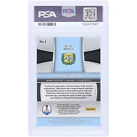 Lionel Messi Argentina National Team Autographed 2018 Panini Prizm World Cup Russia #1 PSA Authenticated 9/10 Card