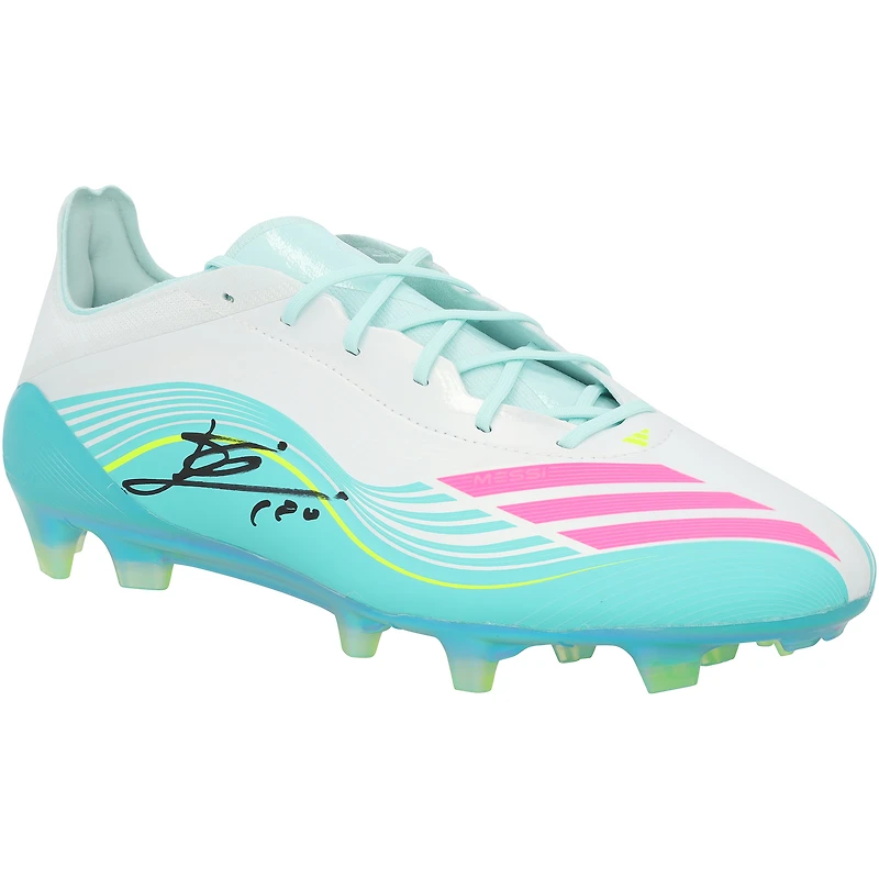 Crampon de football adidas F50 MESSI ELITE autographié par Lionel Messi, équipe nationale d'Argentine - Droit