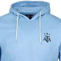 Men's Sport Design Sweden  Light Blue Argentina National Team Relaxed Hooded Long Sleeve T-Shirt